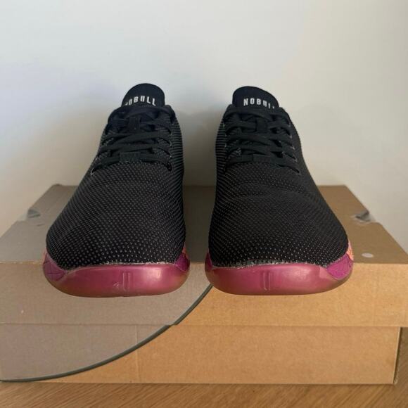 NOBULL SuperFabric Outwork Black /Tropical Men Running Sneakers- SZ 10.5- W 12 - Picture 8 of 11